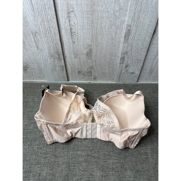 Paramour Racerback Lace Bra 32DD Lightly Lined Underwire Blush Pink - Picture 6 of 6